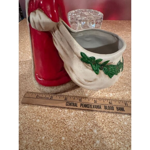 VTG 1990 Claire Burke Santa with Toy Sack Planter/Holder‎ 🎅✨ - Picture 8 of 14